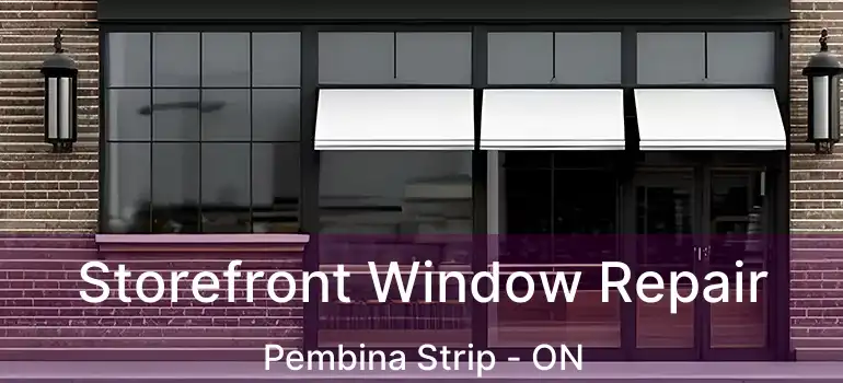  Storefront Window Repair Pembina Strip - ON