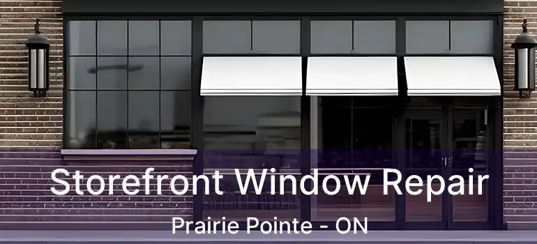  Storefront Window Repair Prairie Pointe - ON