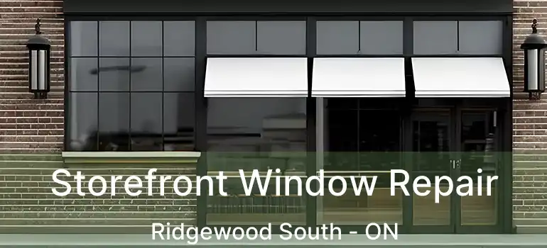  Storefront Window Repair Ridgewood South - ON