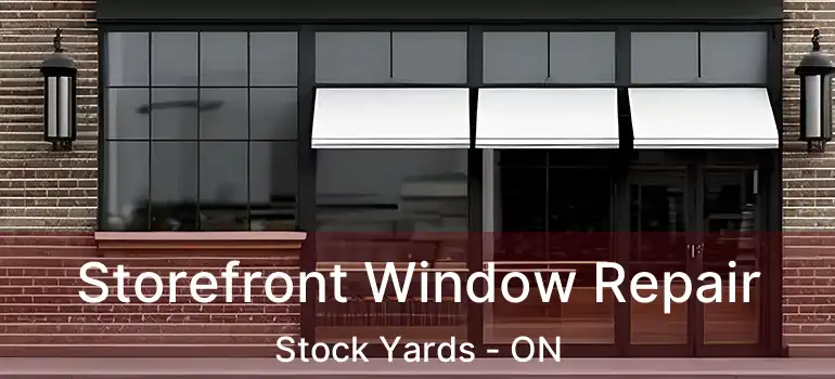 Storefront Window Repair Stock Yards - ON
