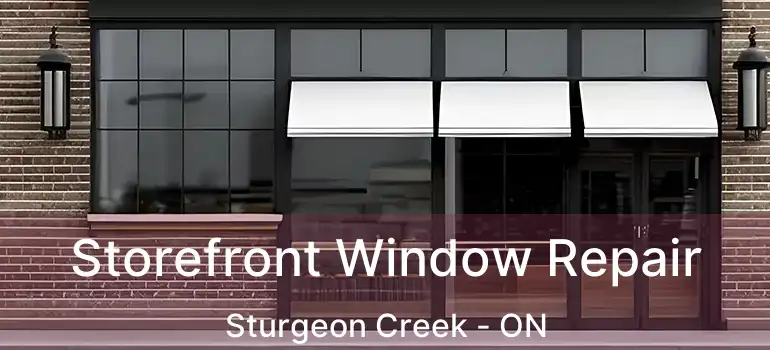  Storefront Window Repair Sturgeon Creek - ON