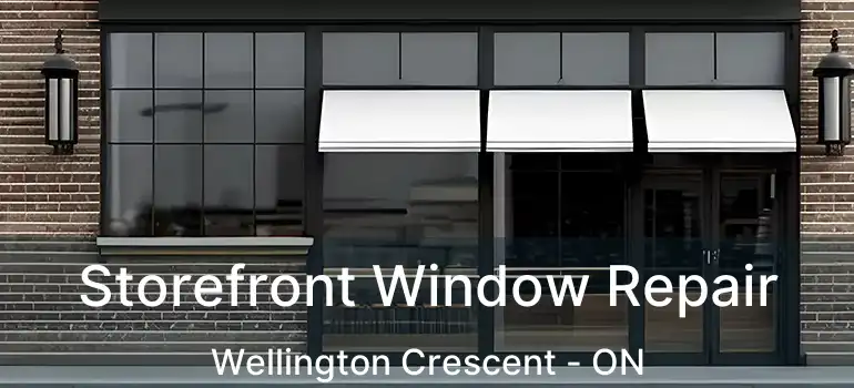  Storefront Window Repair Wellington Crescent - ON