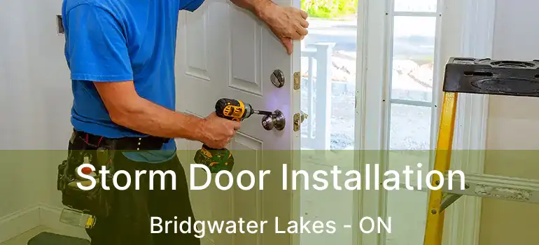  Storm Door Installation Bridgwater Lakes - ON