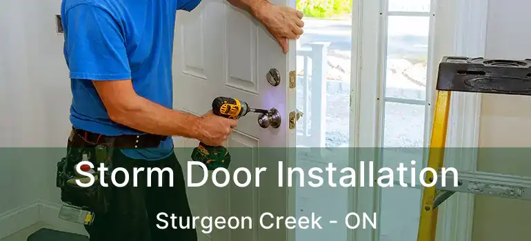  Storm Door Installation Sturgeon Creek - ON