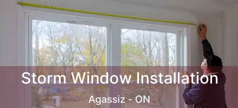  Storm Window Installation Agassiz - ON