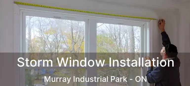  Storm Window Installation Murray Industrial Park - ON