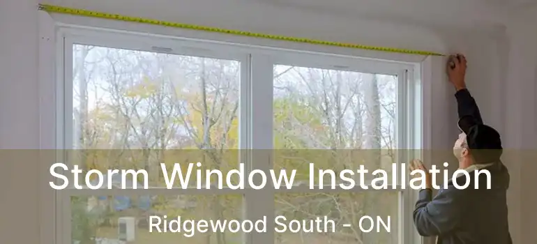  Storm Window Installation Ridgewood South - ON