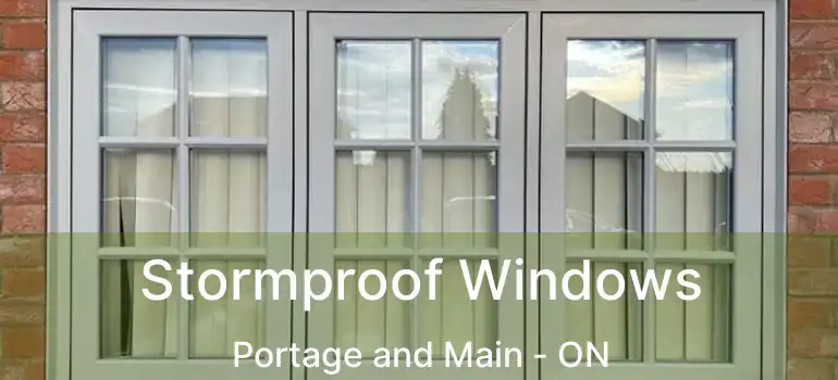  Stormproof Windows Portage and Main - ON