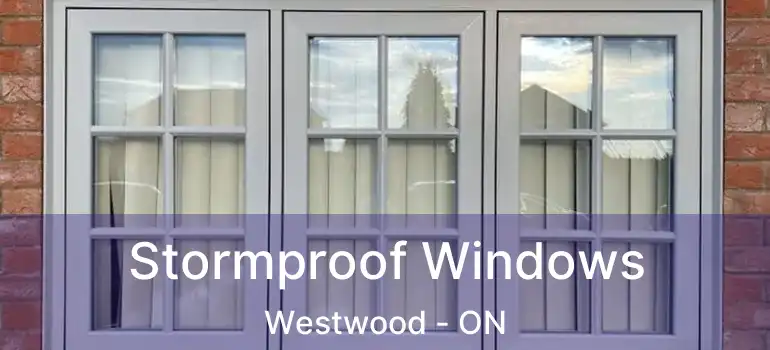  Stormproof Windows Westwood - ON