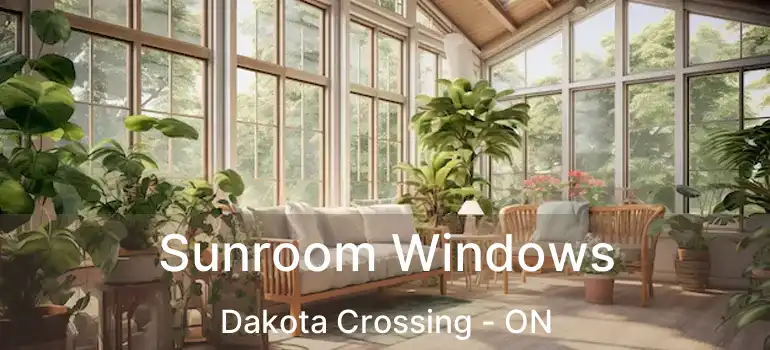  Sunroom Windows Dakota Crossing - ON