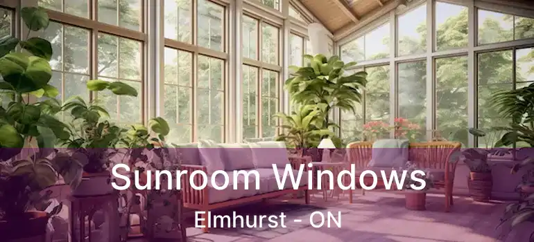  Sunroom Windows Elmhurst - ON