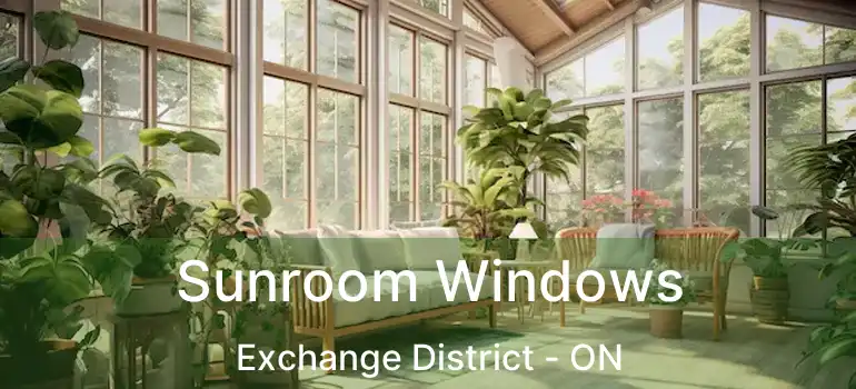  Sunroom Windows Exchange District - ON