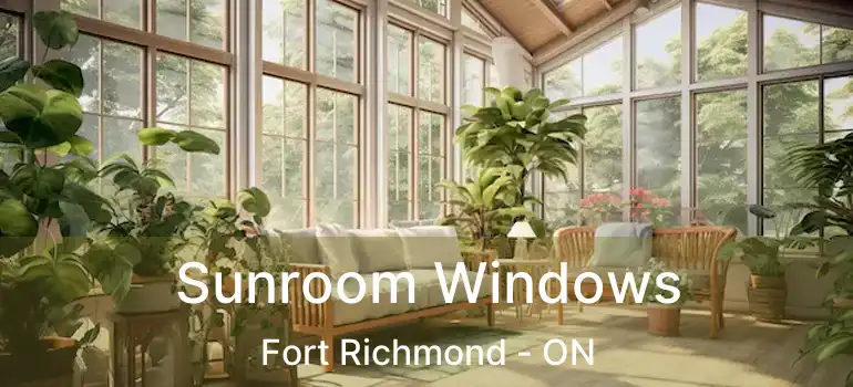 Sunroom Windows Fort Richmond - ON