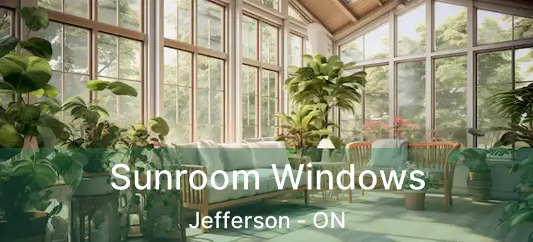  Sunroom Windows Jefferson - ON