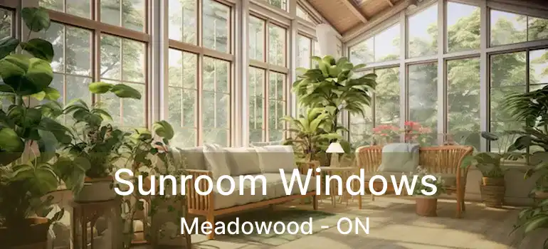  Sunroom Windows Meadowood - ON