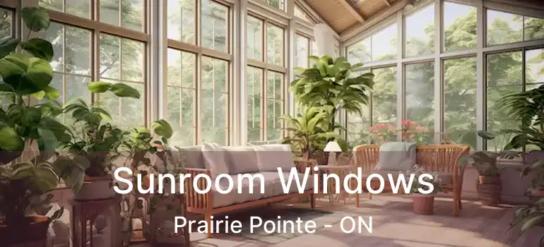  Sunroom Windows Prairie Pointe - ON