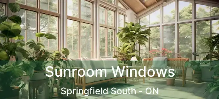  Sunroom Windows Springfield South - ON