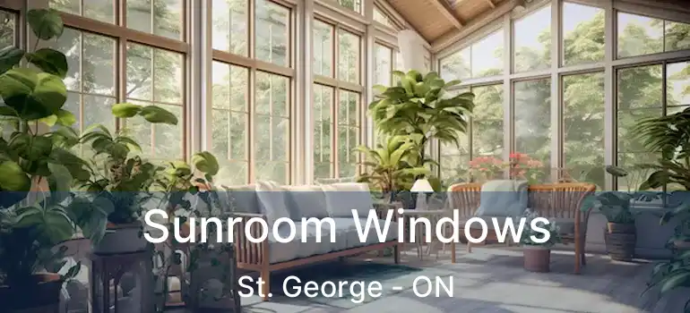  Sunroom Windows St. George - ON