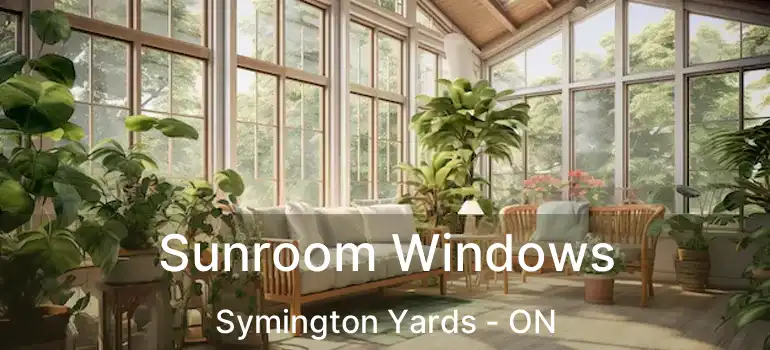  Sunroom Windows Symington Yards - ON