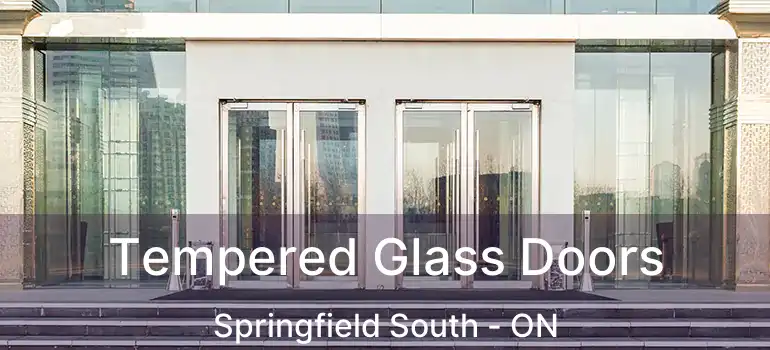  Tempered Glass Doors Springfield South - ON
