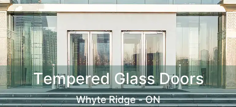  Tempered Glass Doors Whyte Ridge - ON