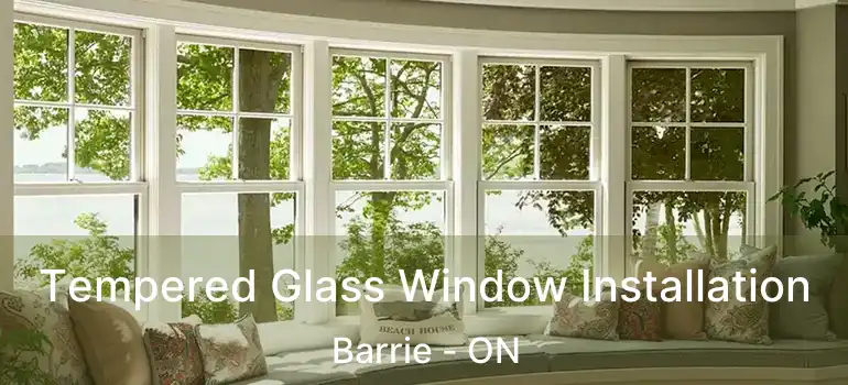  Tempered Glass Window Installation Barrie - ON