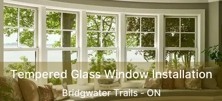  Tempered Glass Window Installation Bridgwater Trails - ON