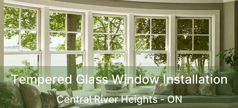  Tempered Glass Window Installation Central River Heights - ON