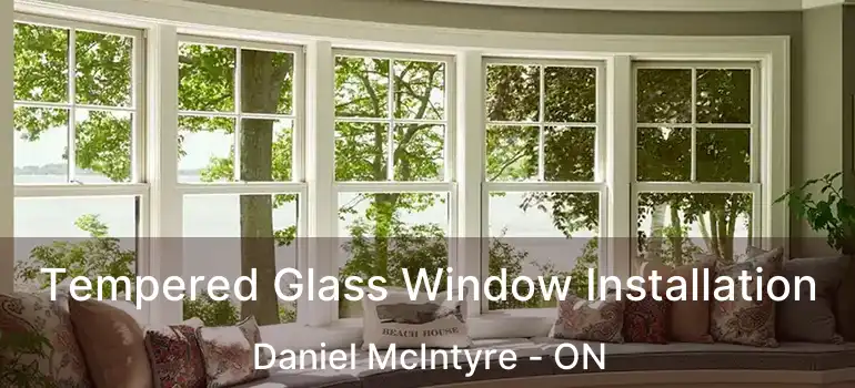  Tempered Glass Window Installation Daniel McIntyre - ON