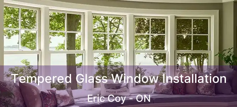  Tempered Glass Window Installation Eric Coy - ON