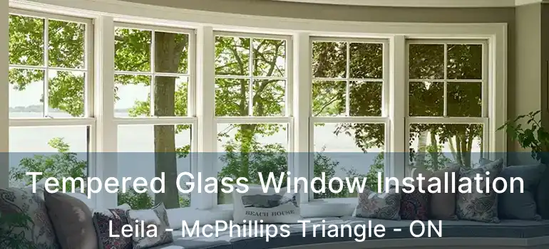  Tempered Glass Window Installation Leila - McPhillips Triangle - ON