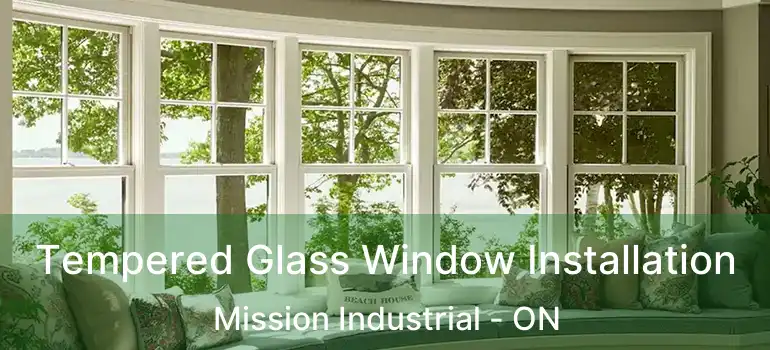  Tempered Glass Window Installation Mission Industrial - ON