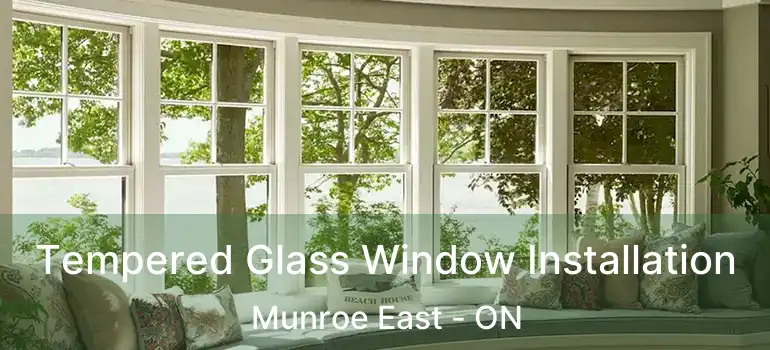  Tempered Glass Window Installation Munroe East - ON
