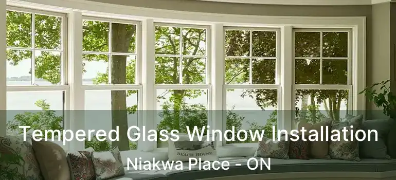  Tempered Glass Window Installation Niakwa Place - ON