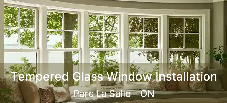  Tempered Glass Window Installation Parc La Salle - ON