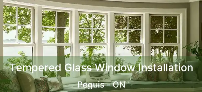  Tempered Glass Window Installation Peguis - ON