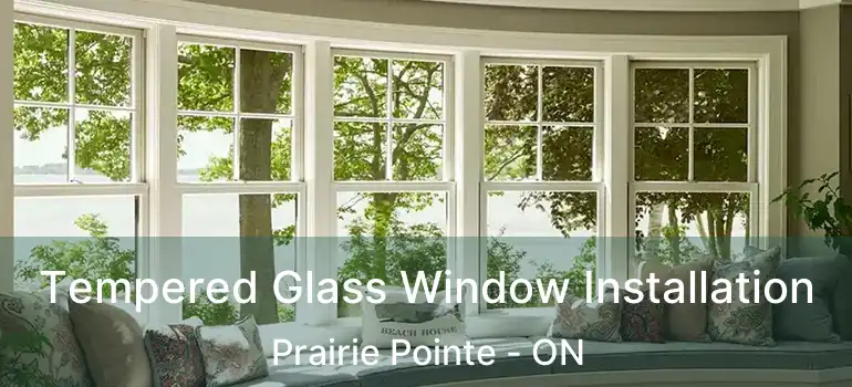  Tempered Glass Window Installation Prairie Pointe - ON