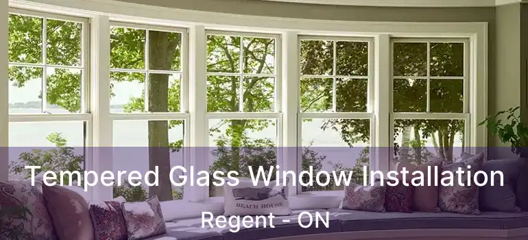  Tempered Glass Window Installation Regent - ON
