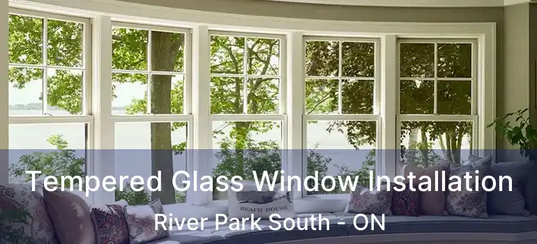  Tempered Glass Window Installation River Park South - ON
