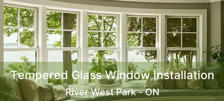  Tempered Glass Window Installation River West Park - ON