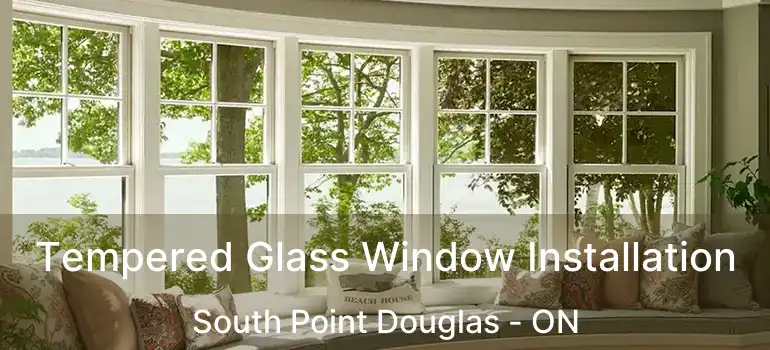  Tempered Glass Window Installation South Point Douglas - ON