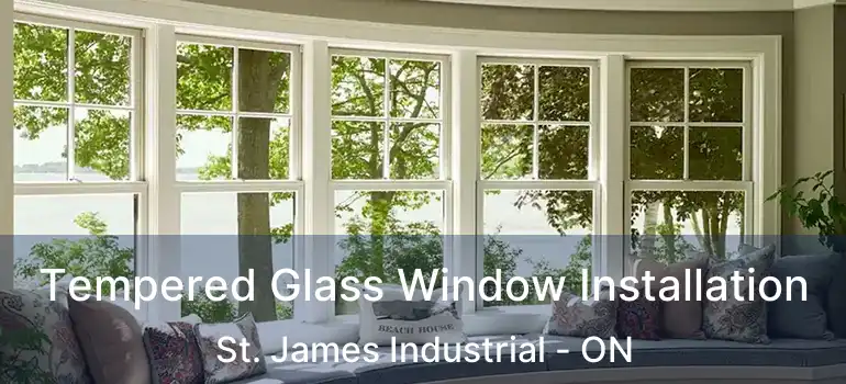  Tempered Glass Window Installation St. James Industrial - ON