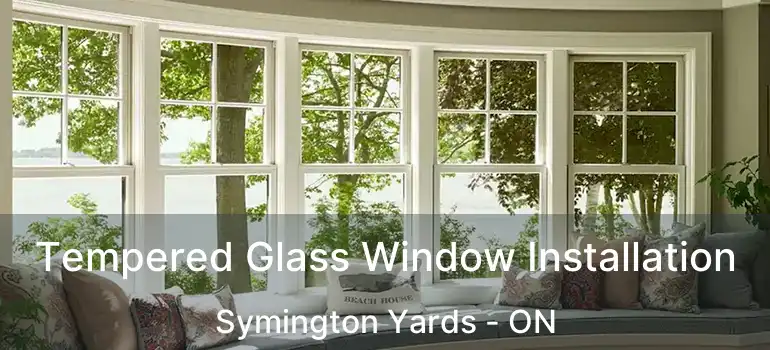  Tempered Glass Window Installation Symington Yards - ON