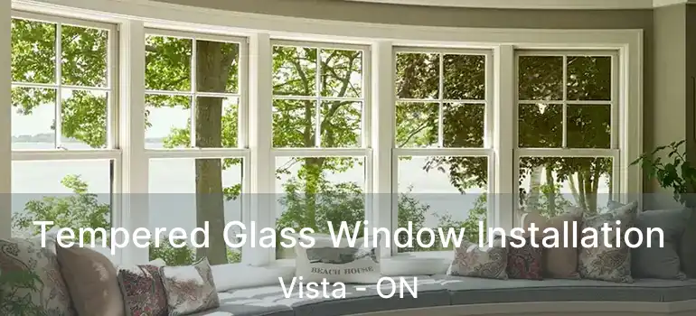  Tempered Glass Window Installation Vista - ON