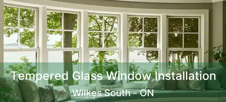  Tempered Glass Window Installation Wilkes South - ON