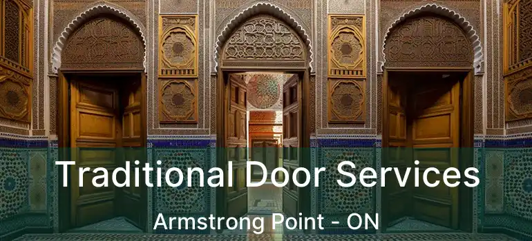  Traditional Door Services Armstrong Point - ON