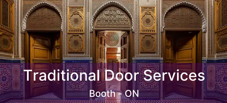  Traditional Door Services Booth - ON