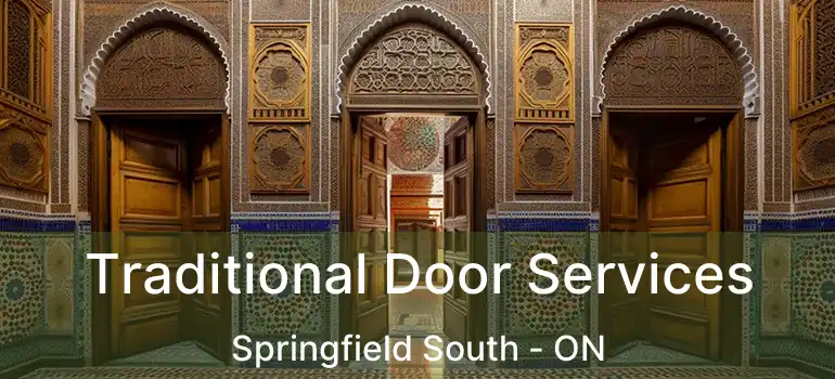  Traditional Door Services Springfield South - ON