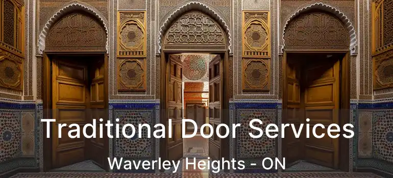  Traditional Door Services Waverley Heights - ON