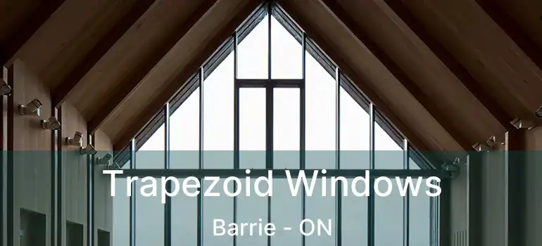  Trapezoid Windows Barrie - ON